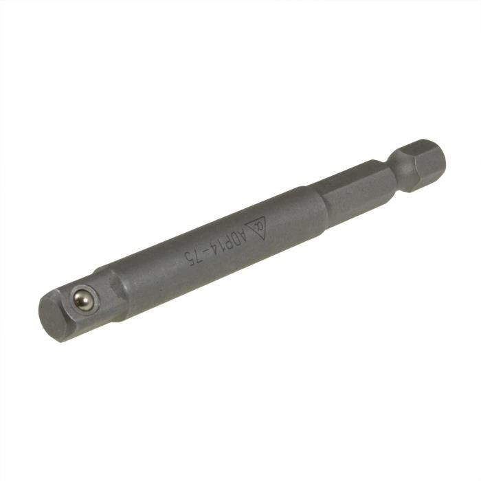 ALPHA 1/4in Hex to 1/4in Square Drive Adapter 75mm ADP14-75