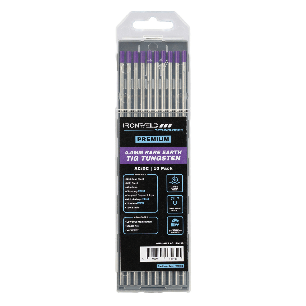 IRONWELD TIG Tungsten Electrodes