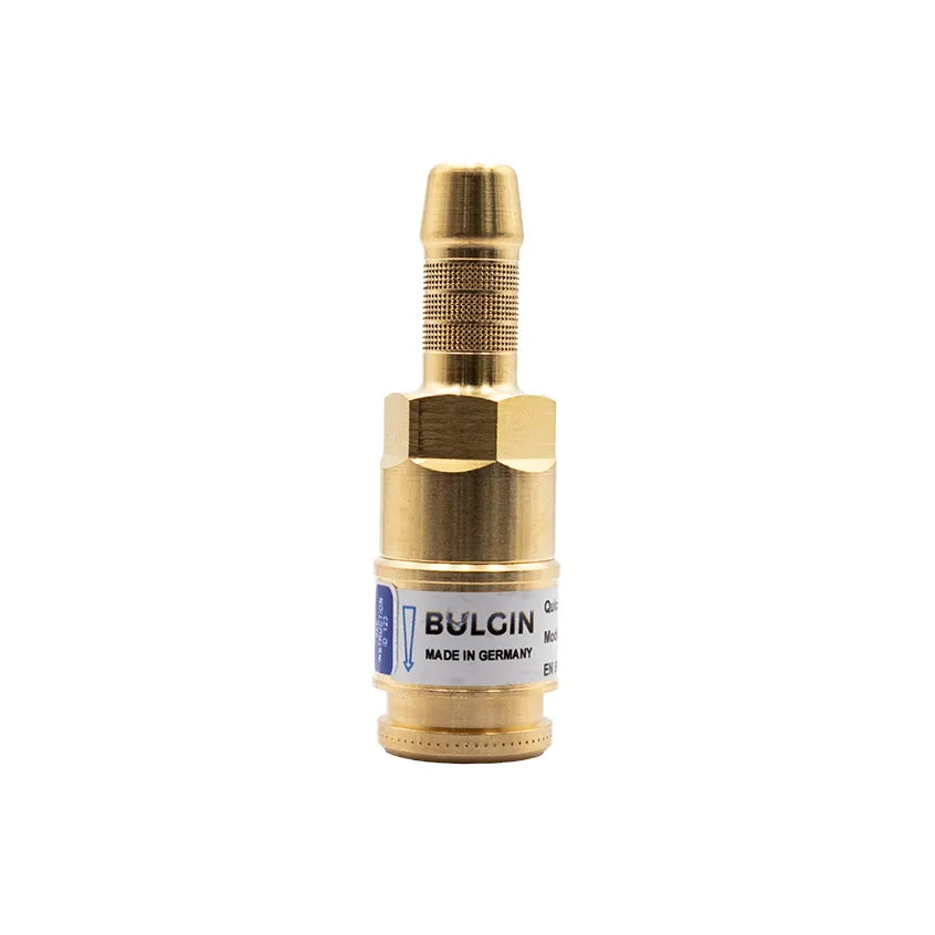 Bulgin® Q/A Coupler (DKT) Oxygen EN561 Inline 10mm Tail - No Pin — 3004-0018