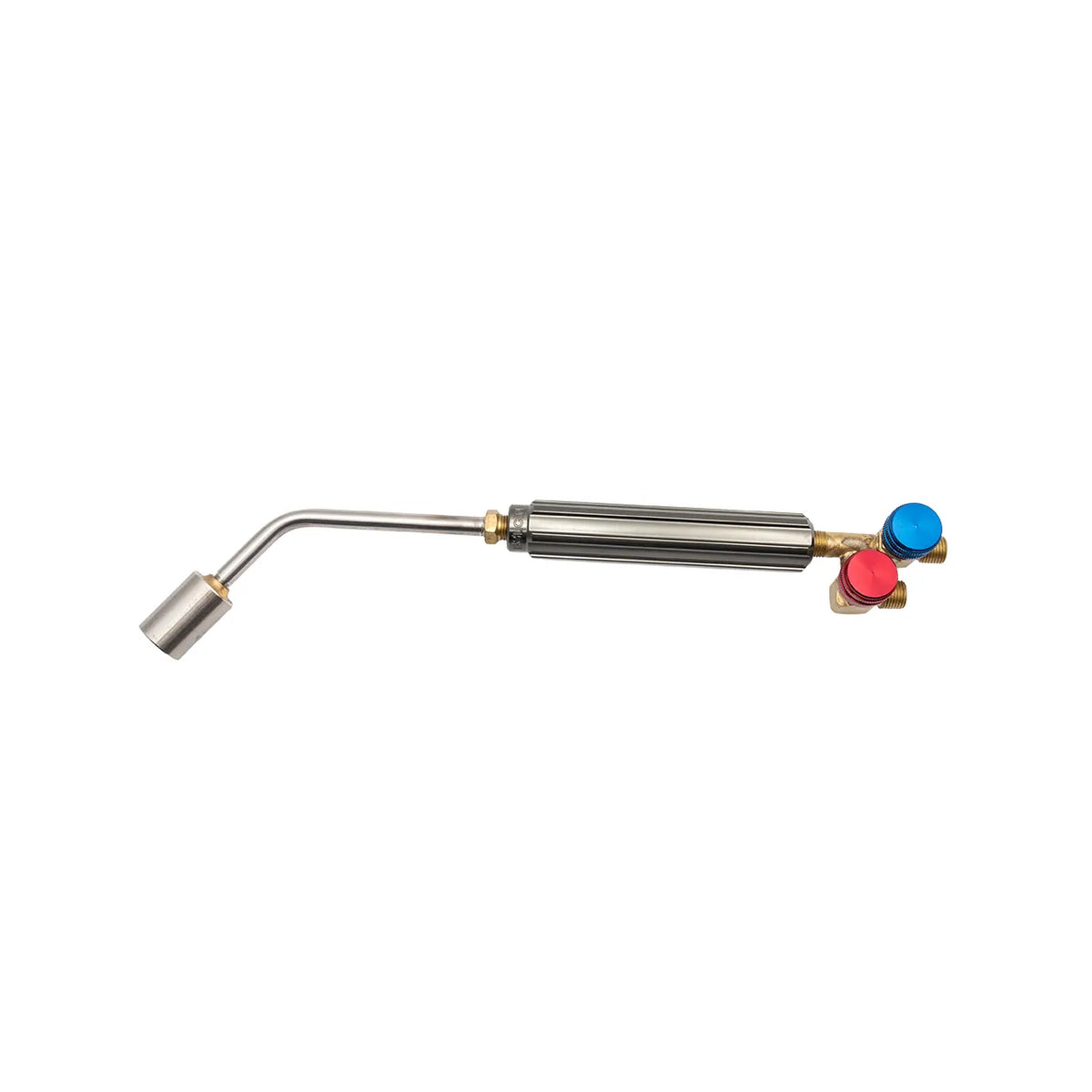 Bulgin Fuel and Compressed Air Torch with Handle and Burner Inlet (Fuel): 5/8"-18 UNF Male LH and Inlet (Air): 5/8"-18 UNF Male RH - 619-00054