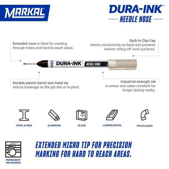 Markal Needle-Nose Permanent Ink Marker