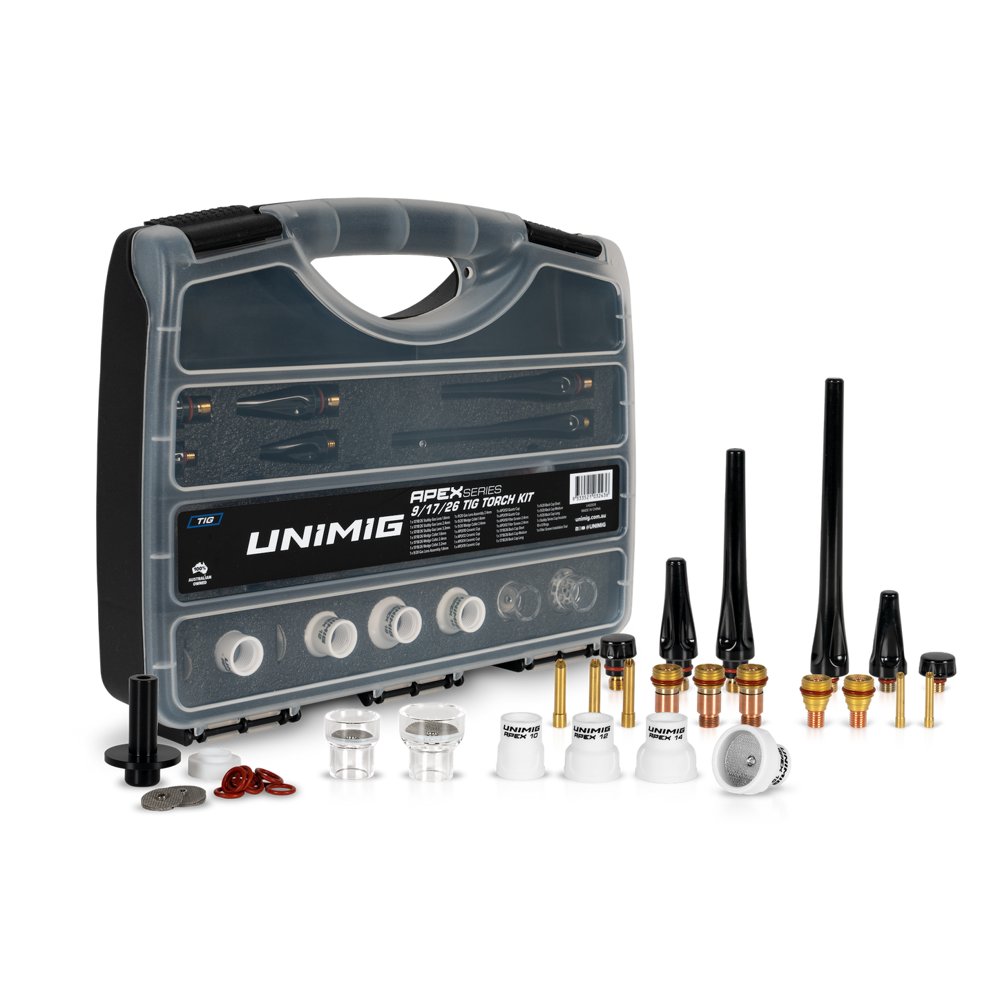 UNIMIG APEX Series 9/17/18/20/26 TIG Torch Kit U42009