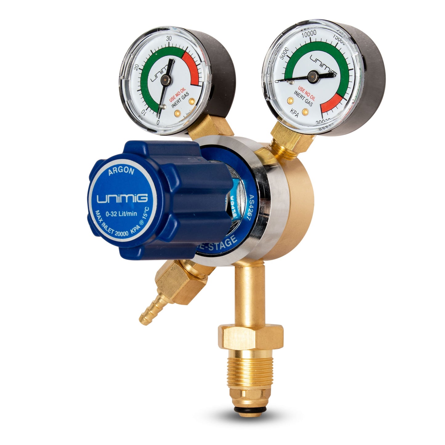 UNIMIG Argon Twin Gauge Regulator