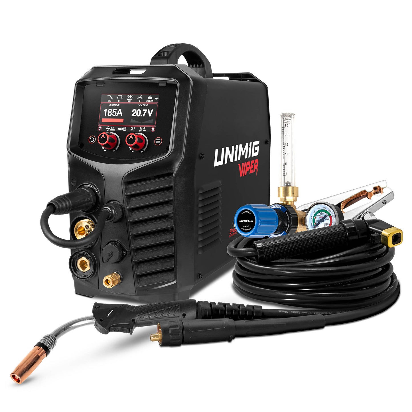 UNIMIG VIPER MULTI 185 MIG/TIG/MMA Welder U11260