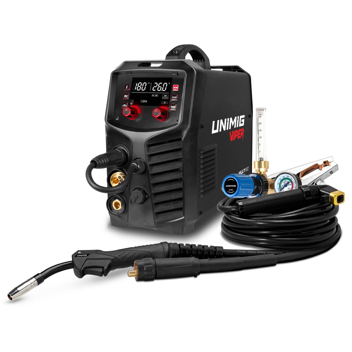 UNIMIG VIPER MULTI 180 MIG/TIG/MMA Welder U11638