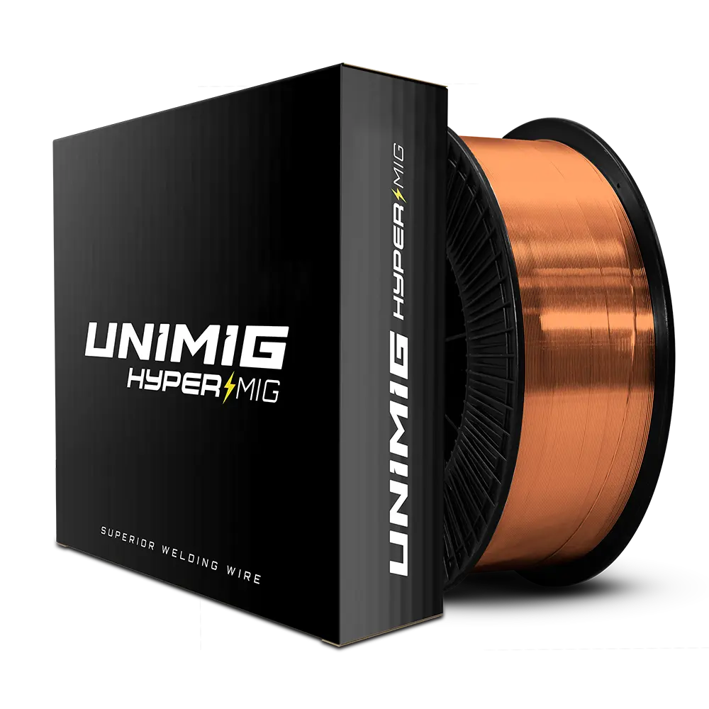UNIMIG ER70S-6 Mild Steel MIG Wire - 15kg / 300mm / 0.6mm, 15kg / 300mm / 0.8mm, 15kg / 300mm / 0.9mm, 15kg / 300mm / 1.0mm, 15kg / 300mm / 1.2mm
