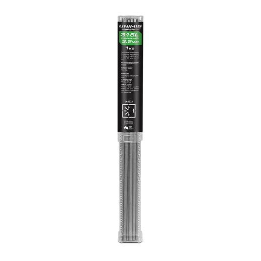 HYPERARC 316L Stainless Steel Electrodes - 1 kilogram (1kg) / 3.2mm