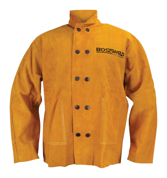 BossSafe Leather Welder's Jacket