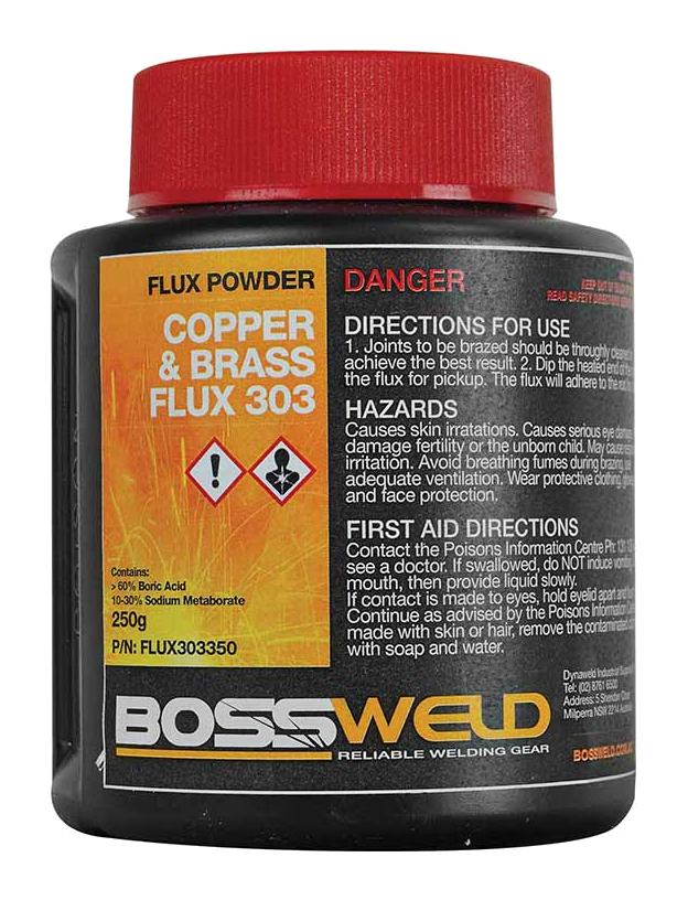 BOSSWELD Universal Copper & Brass Flux 250g Jar