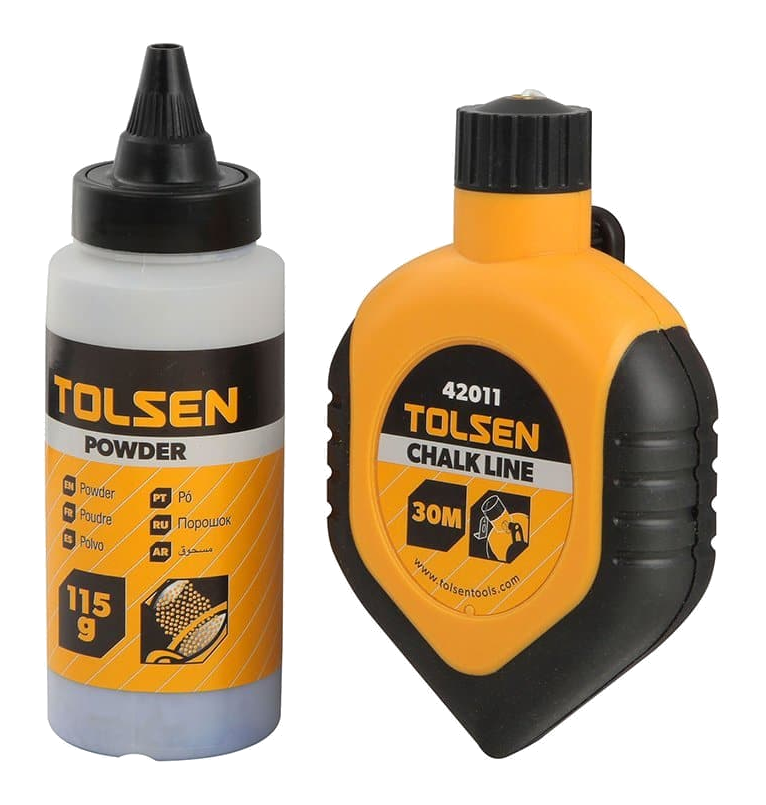 TOLSEN Chalk Line Reel Set