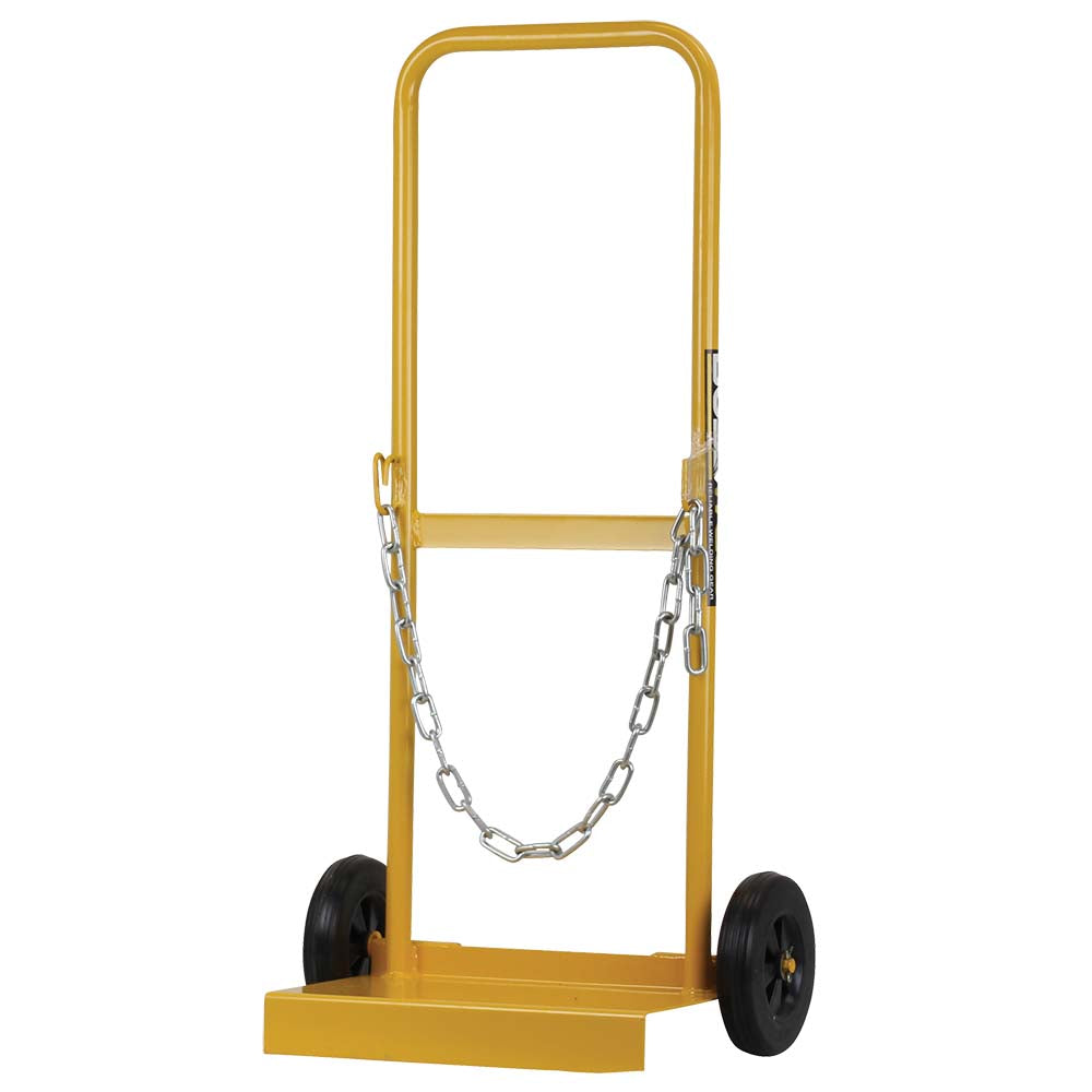 BOSSWELD Cylinder Trolley – D Size Rubber Wheel 400150
