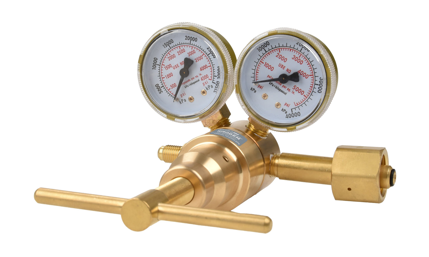 IRONWELD Solid Brass 5,000KPA Nitrogen Regulator IW6025