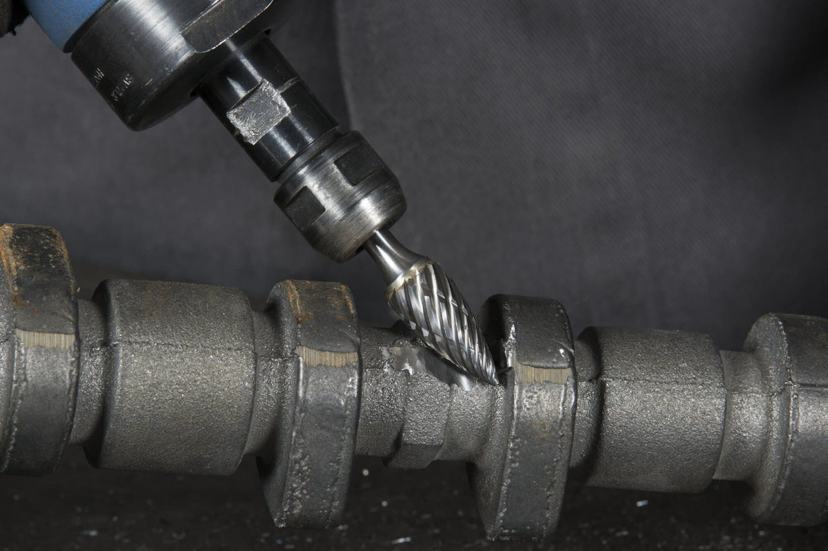 KLINGSPOR HF 100 G Carbide Burrs – Double-Cut
