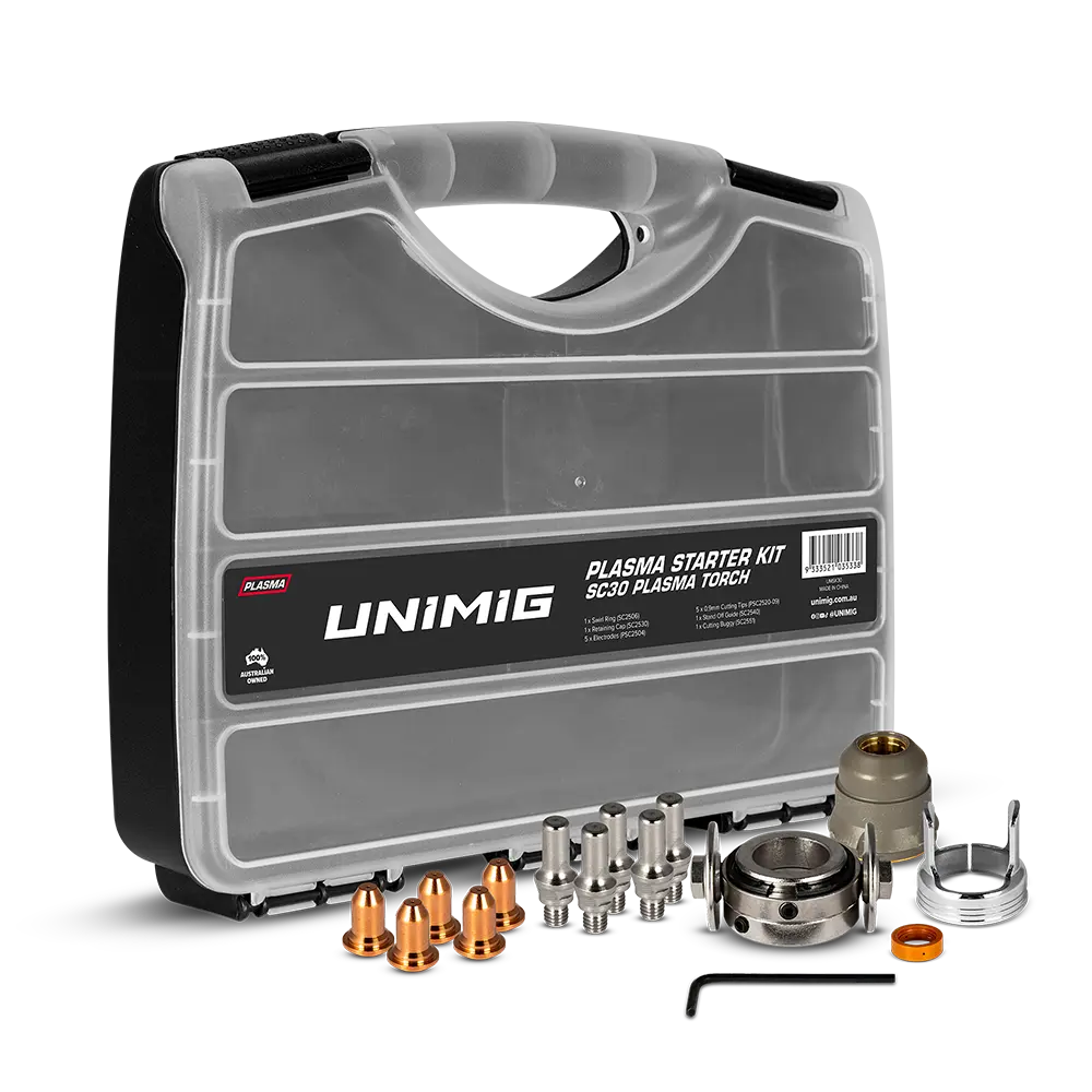 UNIMIG SC30 Plasma Torch Consumable Starter Kit UMSK30