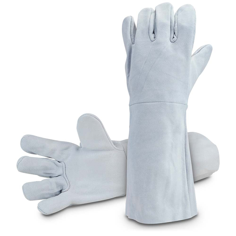 Bossweld Goat Split Leather Welding Gloves Unlined 40cm