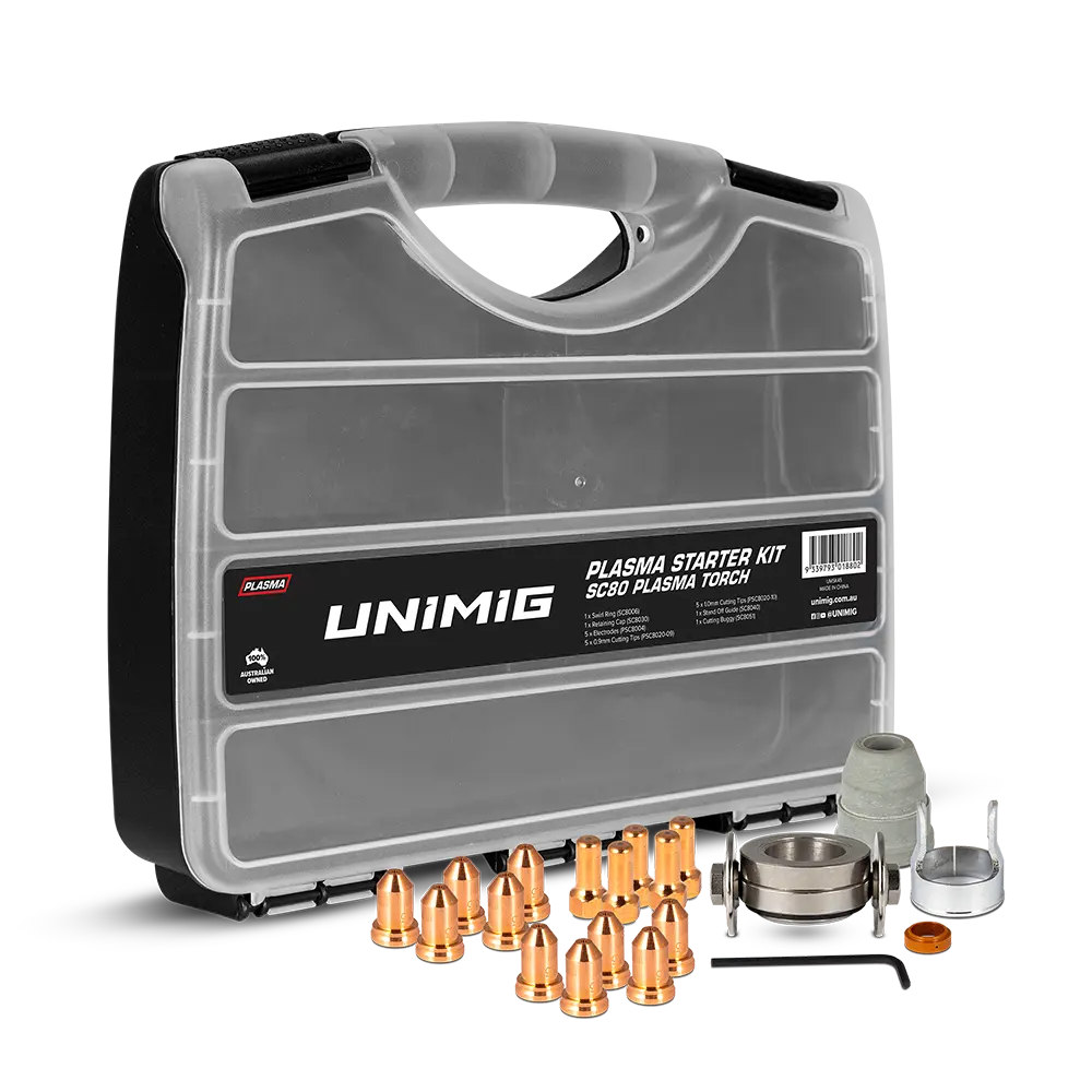 UNIMIG SC80 Plasma Torch Consumable Starter Kit UMSK45