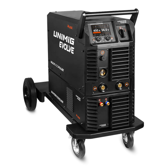 UNIMIG EVOLVE MULTI 400 PULSE M580W Water-Cooled Trolley Package U11119