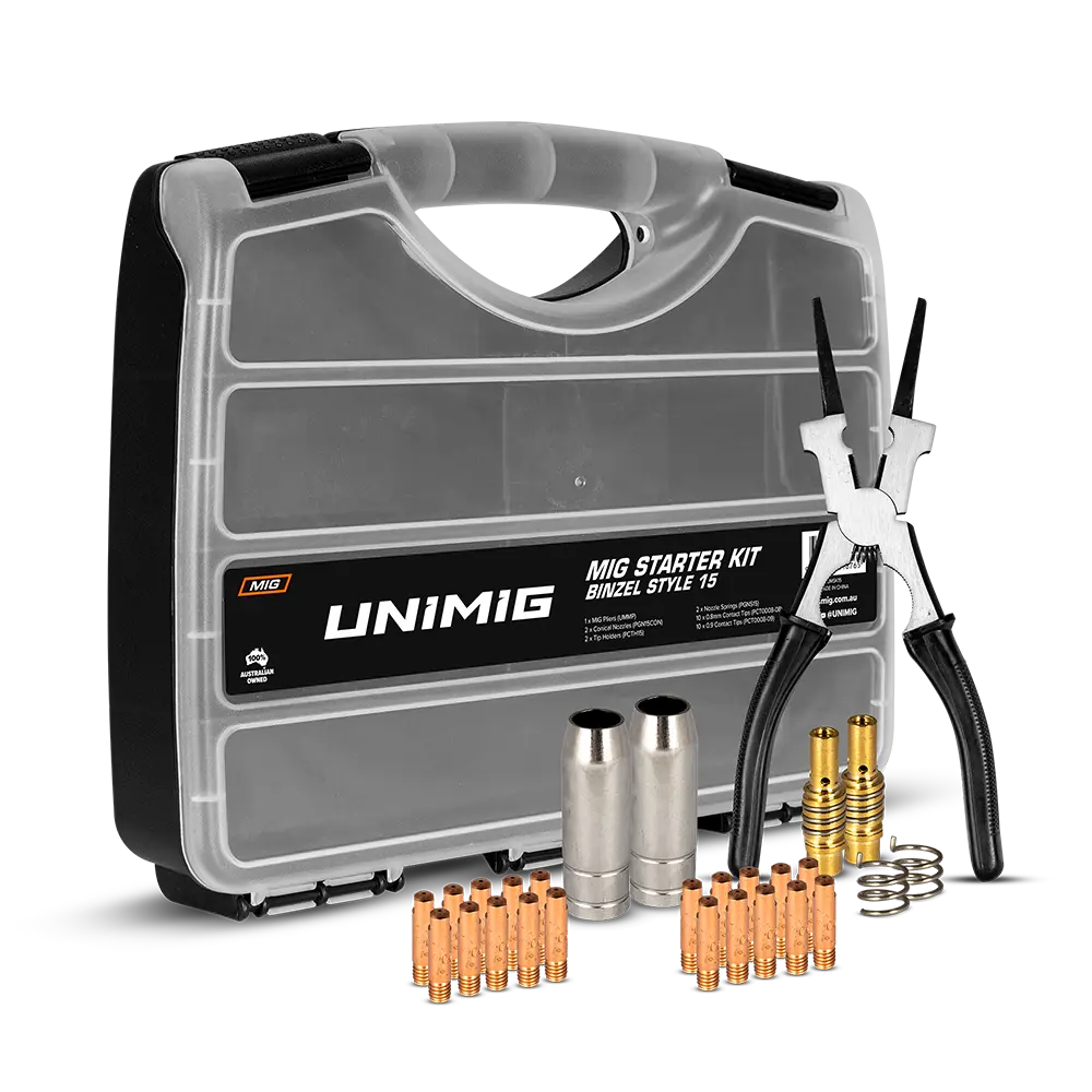UNIMIG Binzel 15 Style MIG Torch Consumable Starter Kit UMSK15