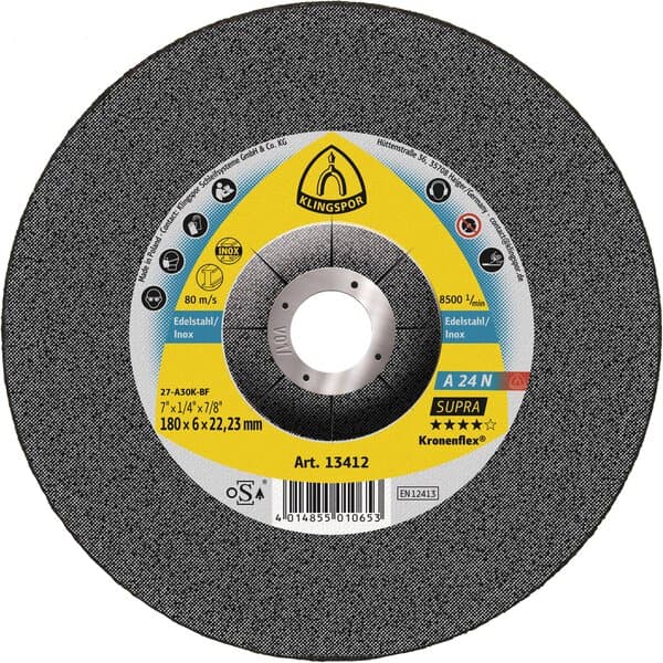 KLINGSPOR A 24 N Supra Grinding Discs – 10 Pack