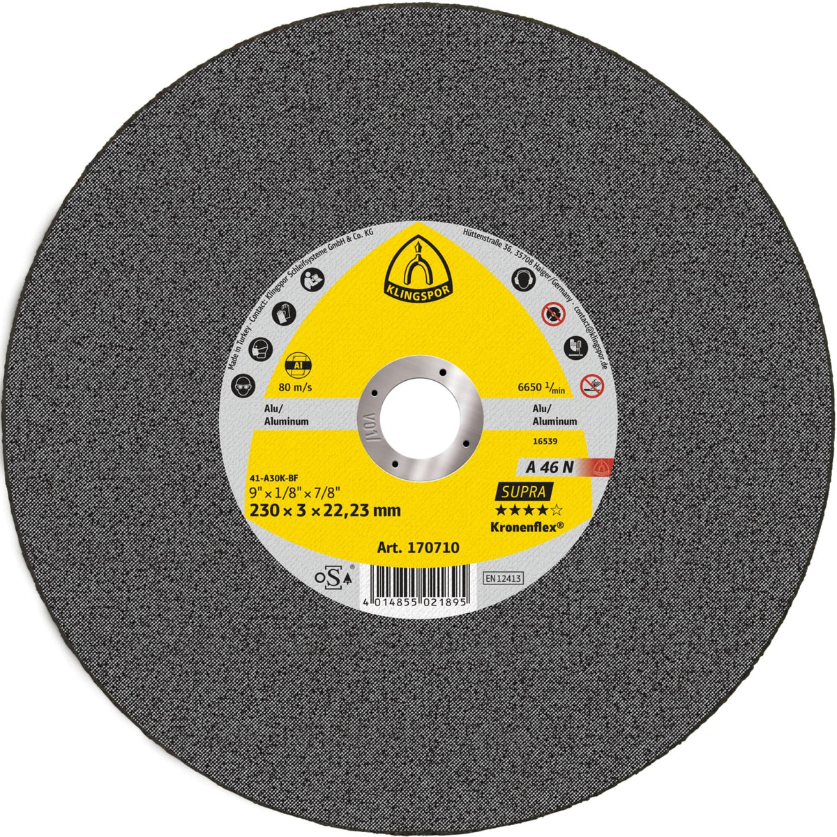 KLINGSPOR A 46 N Supra Cutting Wheels – 25 Pack 170710
