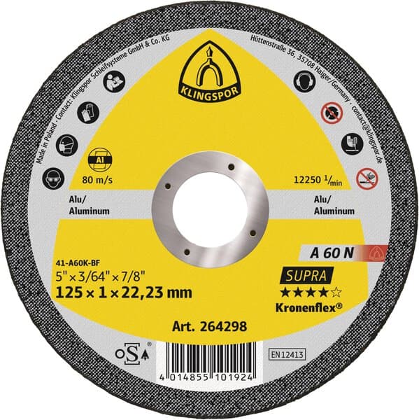 KLINGSPOR A 60 N Supra Cutting Wheels – 25 Pack
