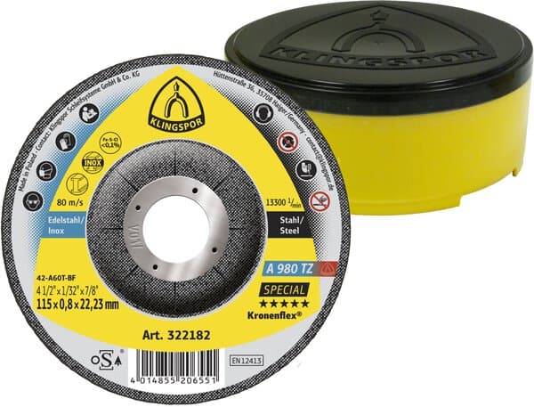 KLINGSPOR A 980 TZ Special Cutting Wheels – 25 Pack 322183