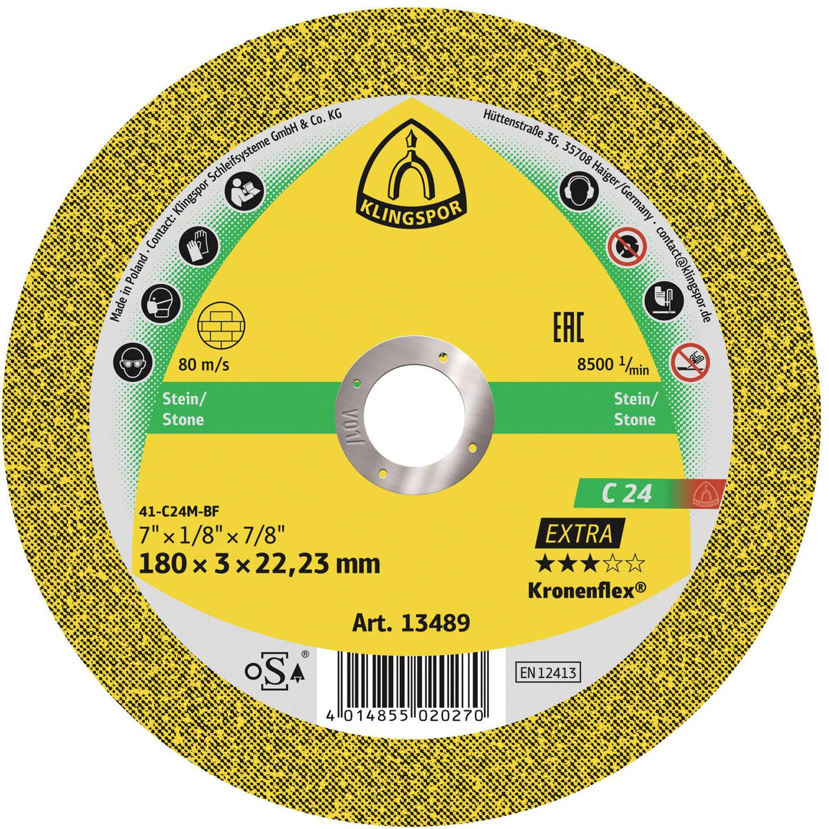 KLINGSPOR C 24 Extra Cutting Wheels – 25 Pack