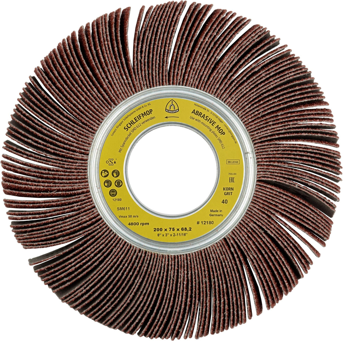 KLINGSPOR SM 611 Flap Wheel 12288