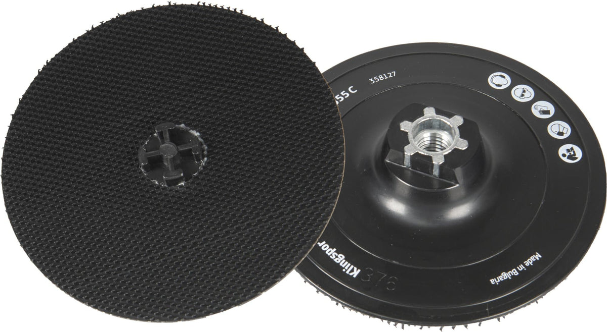 KLINGSPOR NDS 555 C Self-Fastening Backing Pad For SCM Discs With Centre Hole 358127