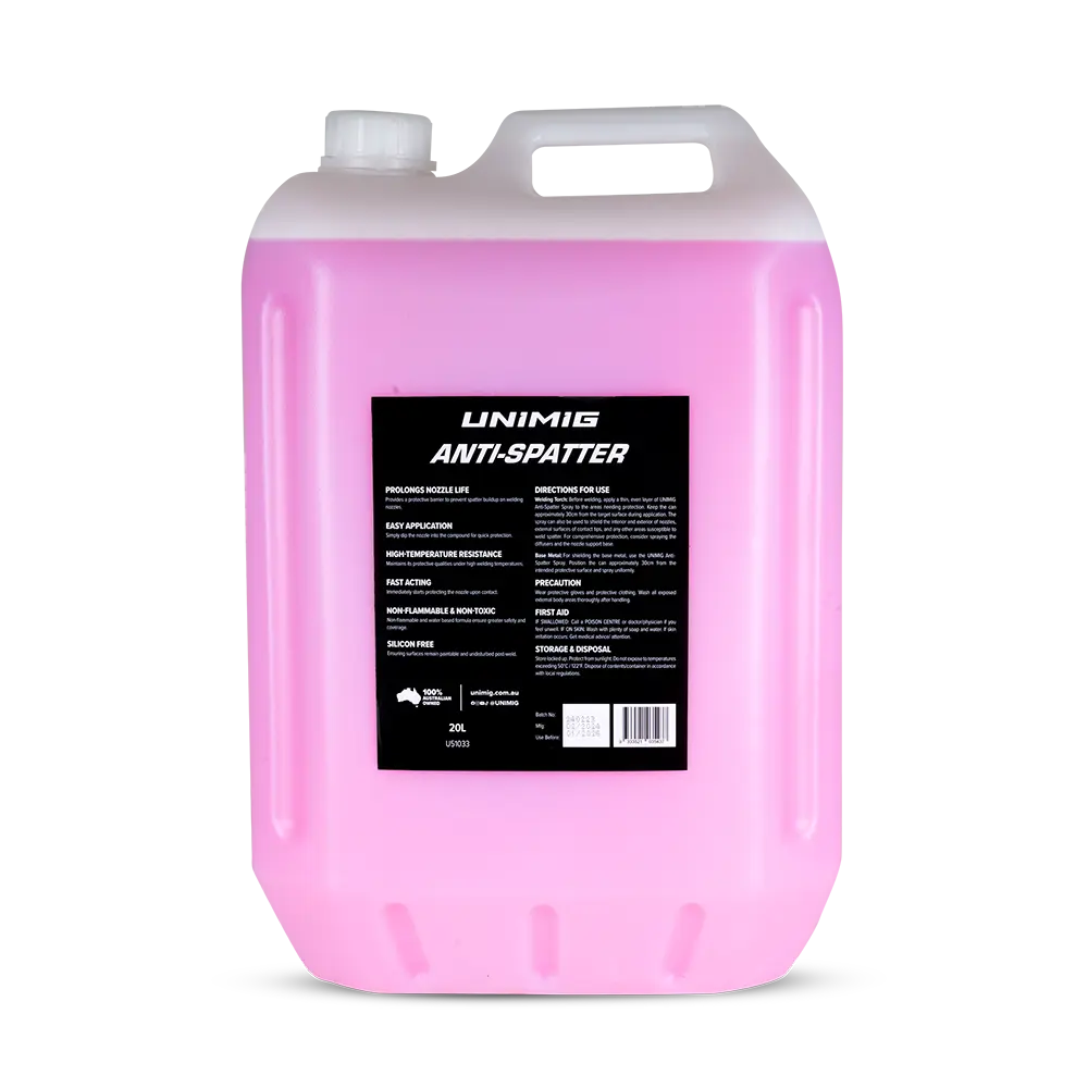 UNIMIG Anti-Spatter Spray - Water Based (5L & 20L) - U51033 - supplier gallery view 1