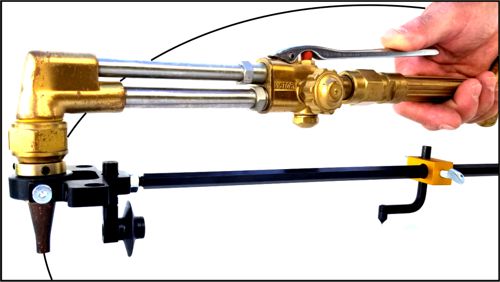 Flange Wizard Chariot Cutting Guide