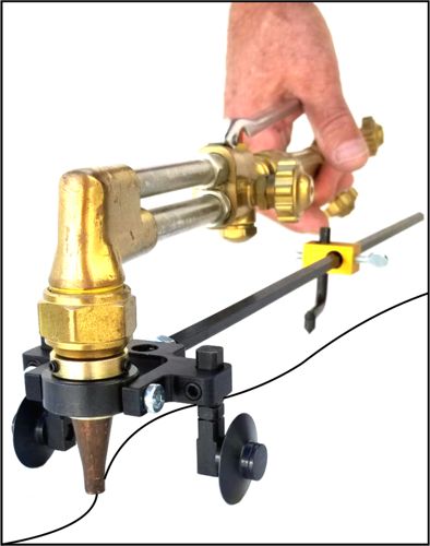 Flange Wizard Chariot Cutting Guide