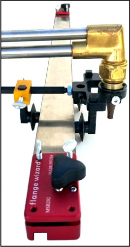Flange Wizard Chariot Cutting Guide
