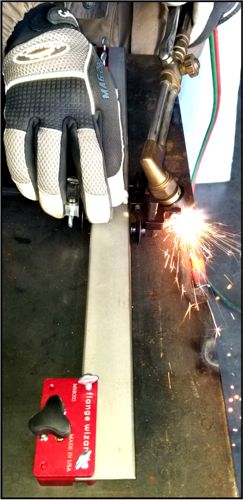 Flange Wizard Chariot Cutting Guide