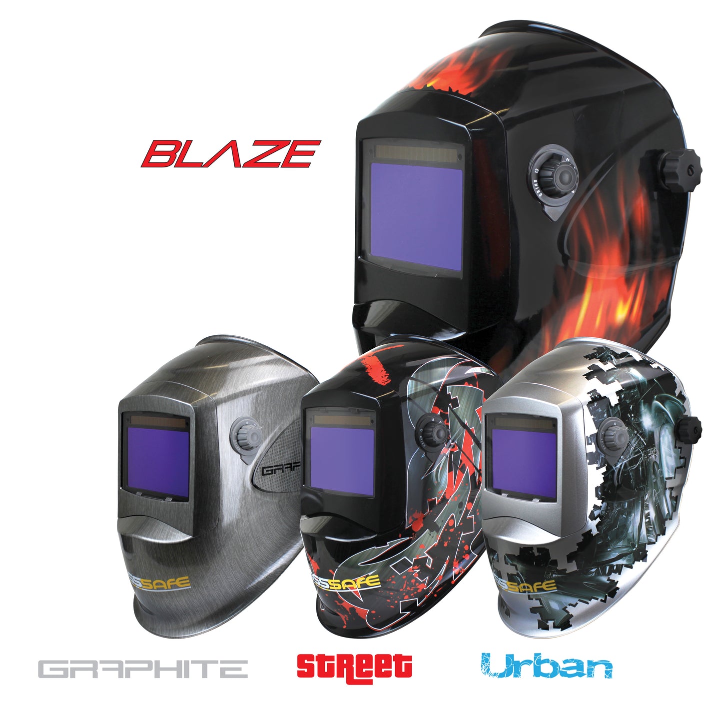 BossSafe Wide View Electronic Welding Helmet