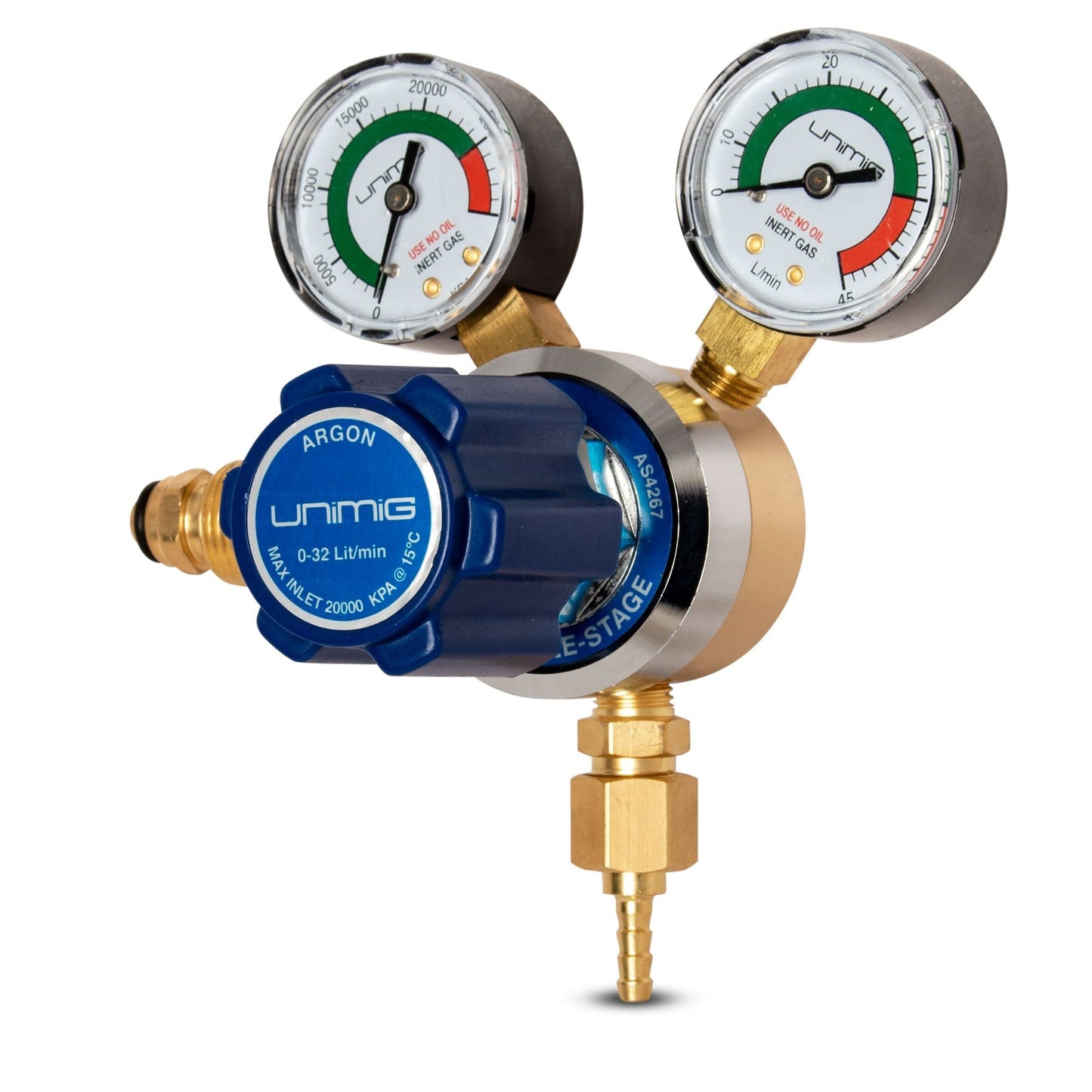 Argon Twin Gauge Regulator - SEARGREG - A&S Welding & Electrical