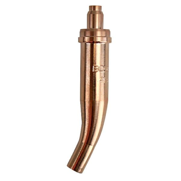 BOSSWELD Oxygen/Acetylene Type 41 Bent Gouging Nozzle - 400060 - A&S Welding & Electrical