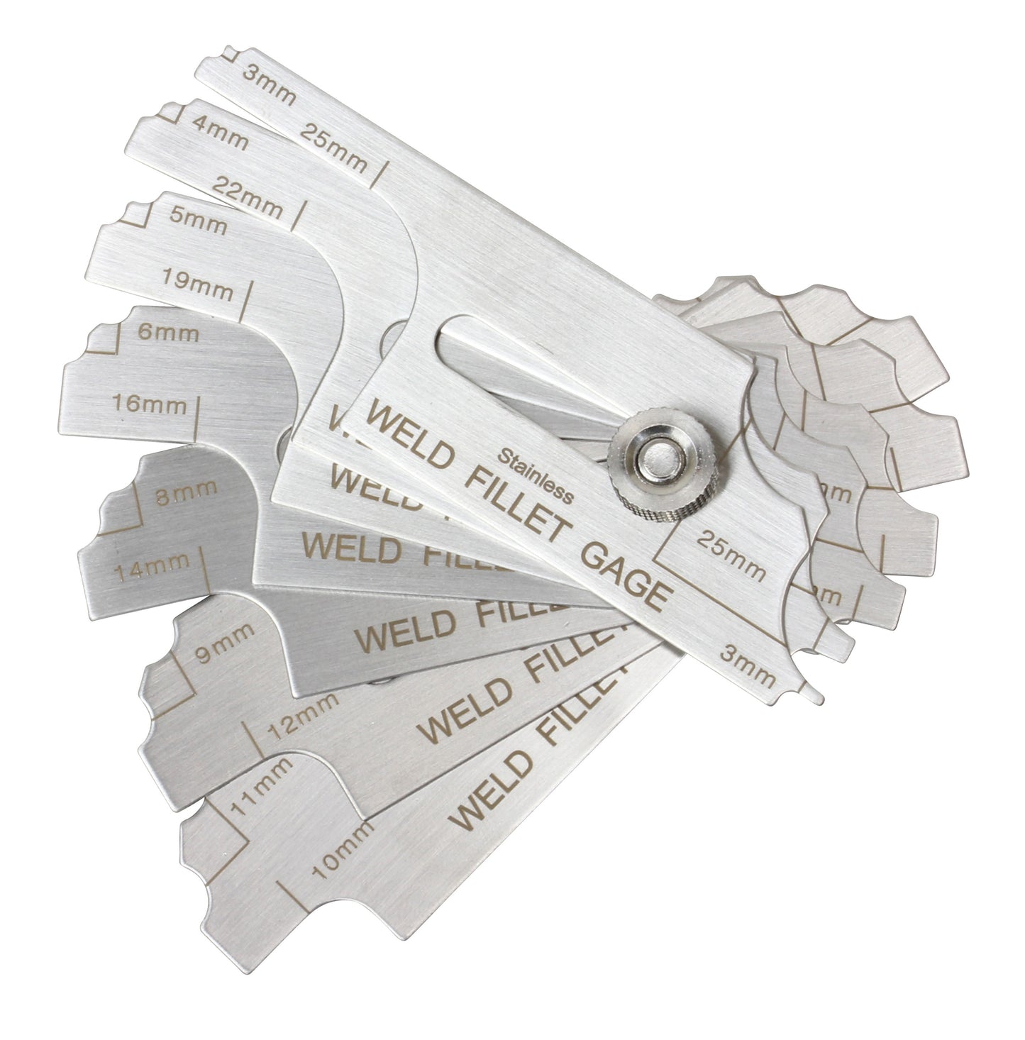 BOSSWELD Metric Fillet Welding Gauge