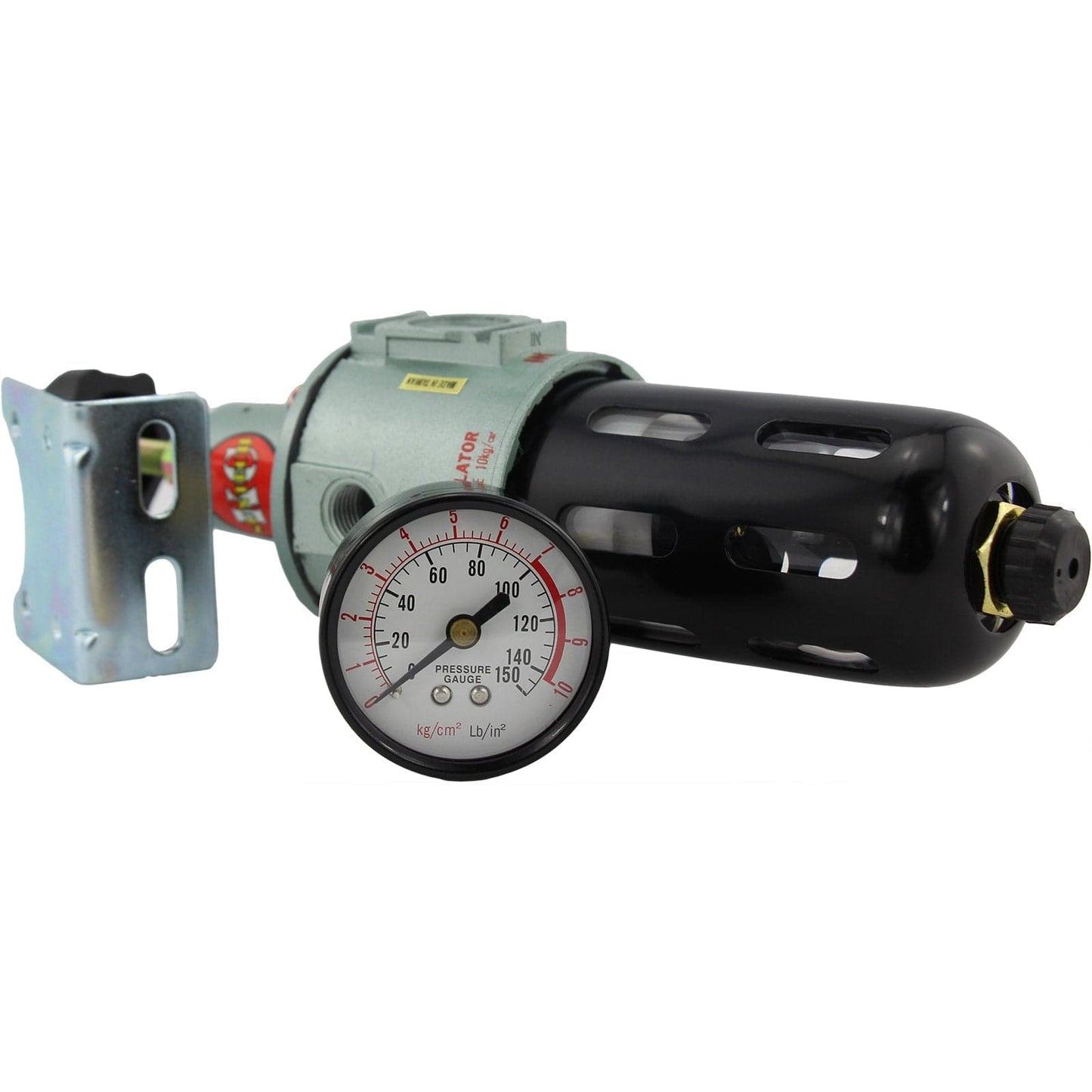 KCTools 1/4" NPT Air Filtre/Regulator (w/ Gauge & Auto-Drainer) - SB2021-1 - A&S Welding & Electrical