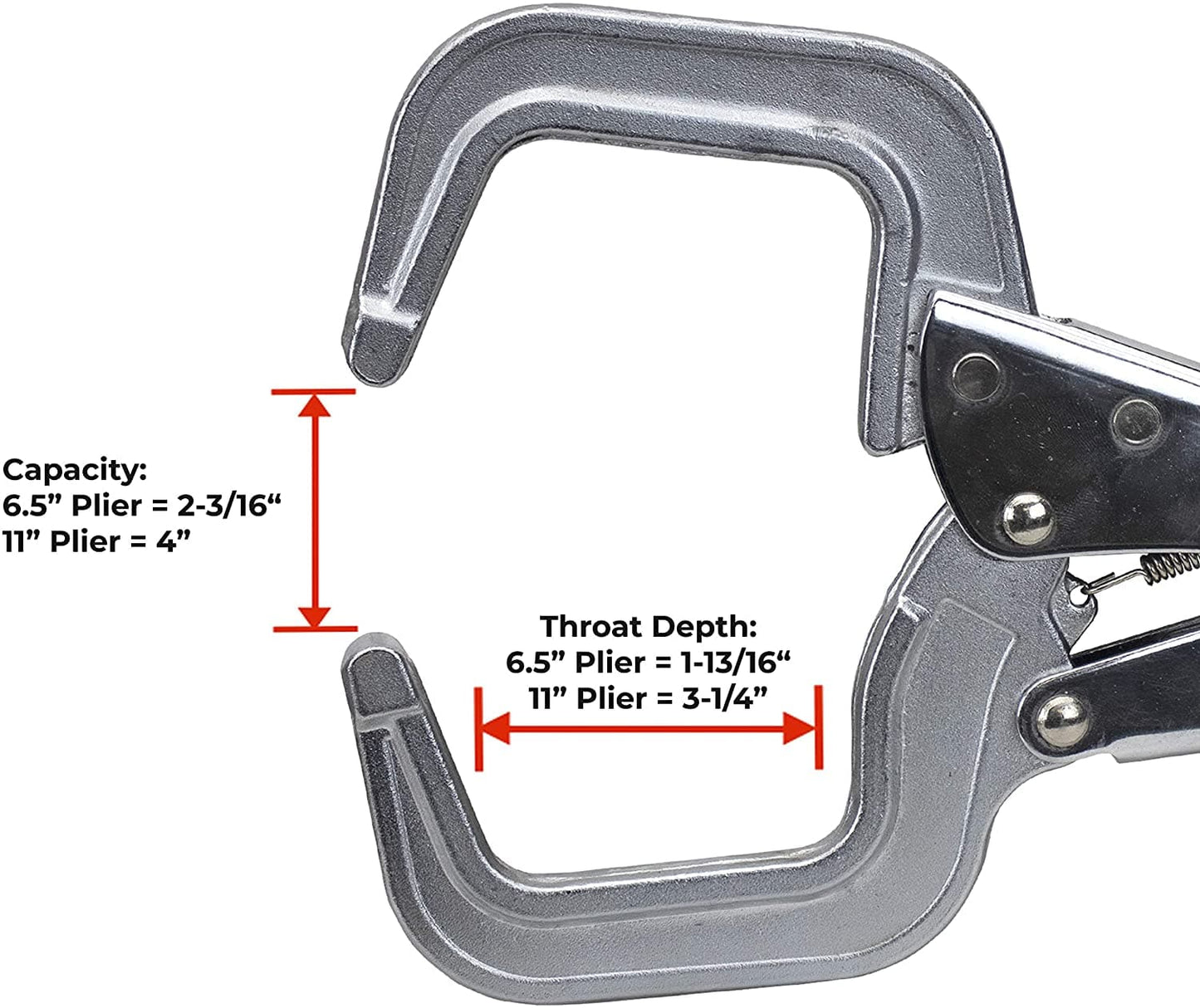 StrongHand PR115S Locking C-clamp Pliers 280mm - PR115S - A&S Welding & Electrical