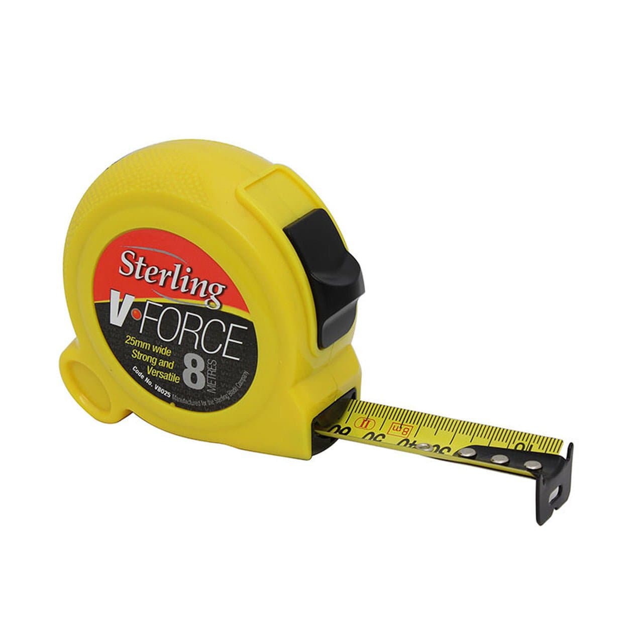 Sterling V-Force 8-metre Tape Measure