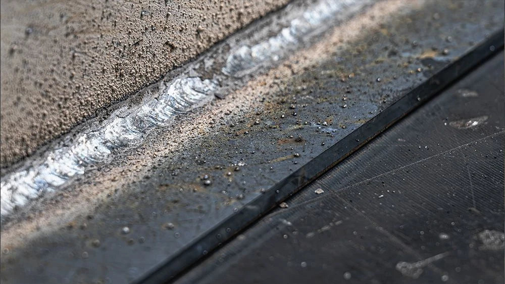 Spatter Across Workpiece