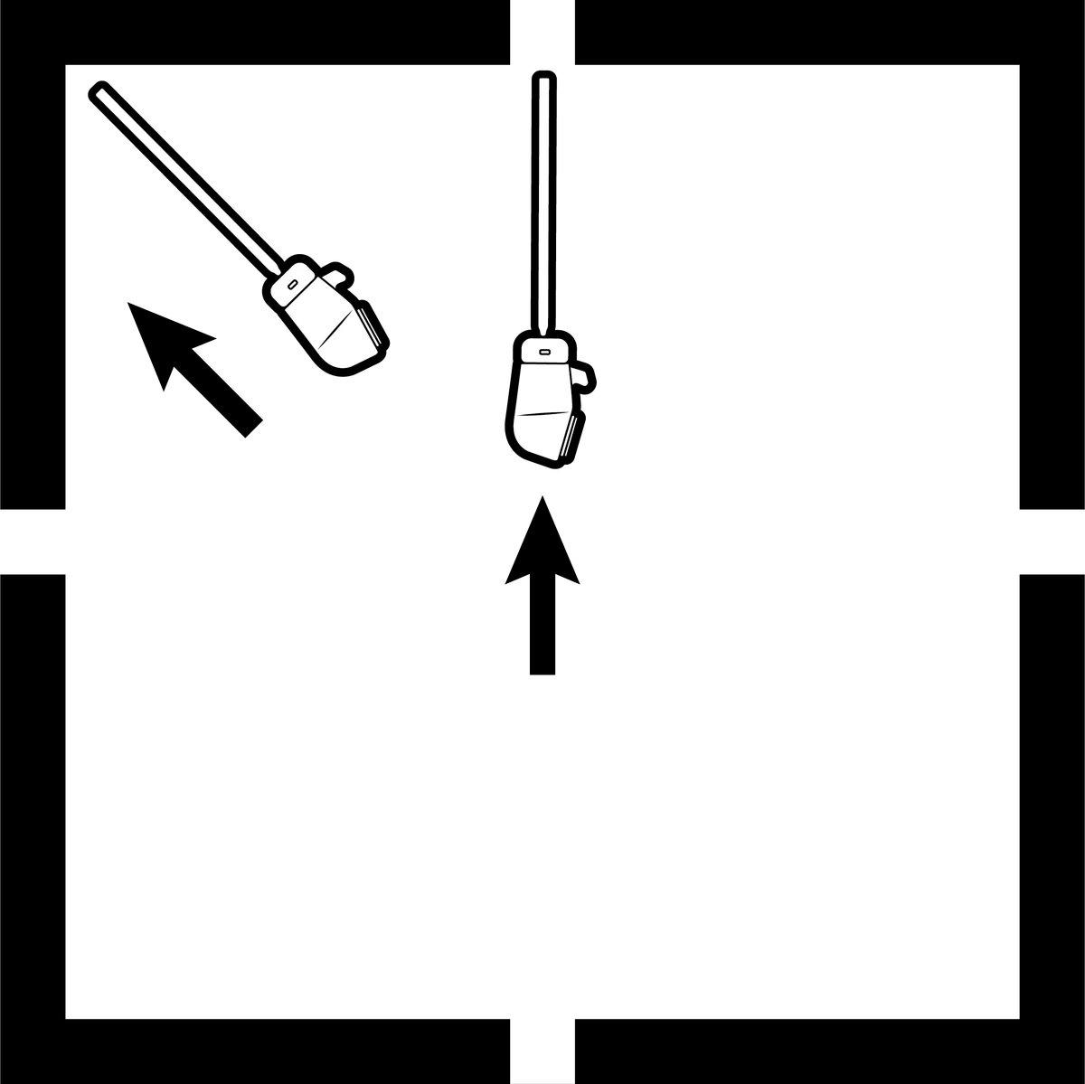 Stick Overhead Position