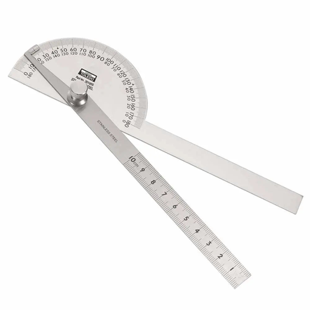 Toledo 180° 100mm Protractor