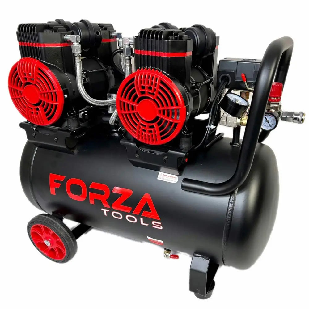 FORZA 2 x 1450W 50Ltr Oil-Free Air Compressor