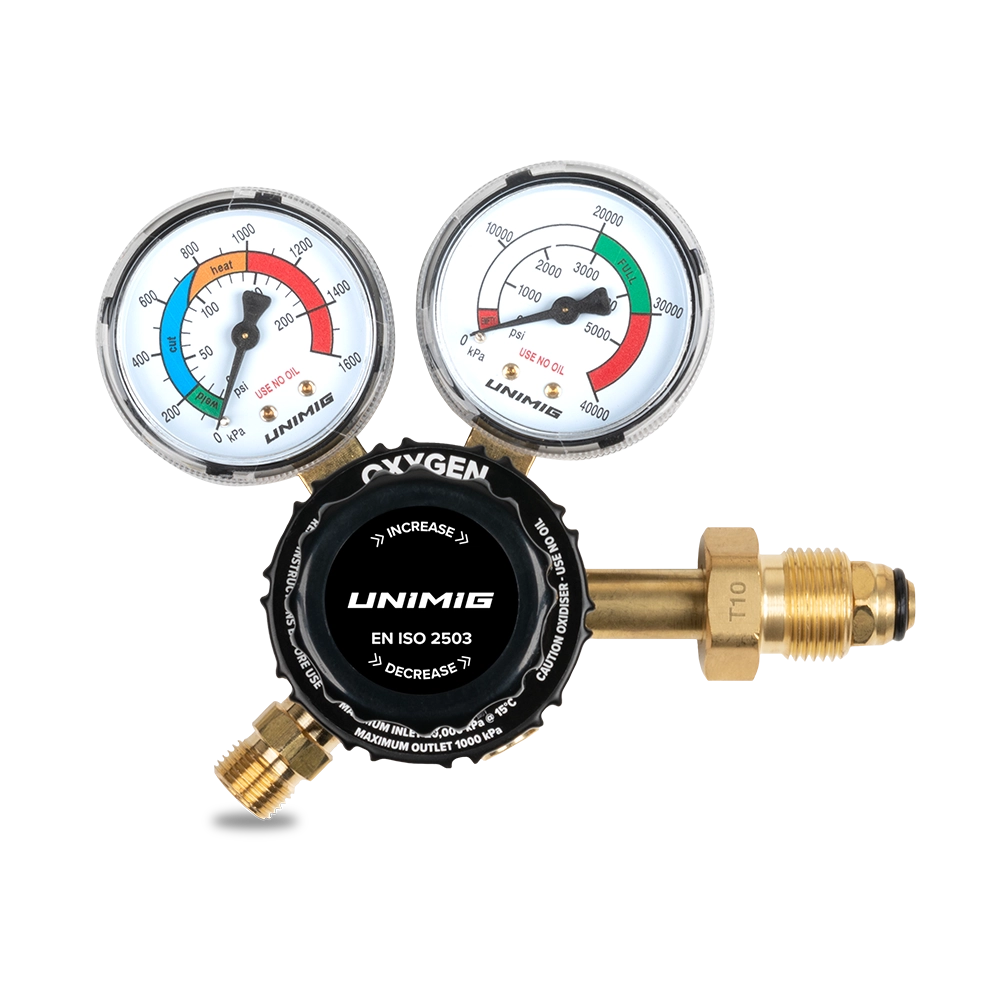 UNIMIG Regulator Oxygen (Side/Vertical)