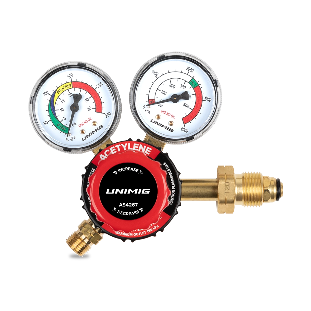 UNIMIG Regulator Acetylene (Side/Vertical)