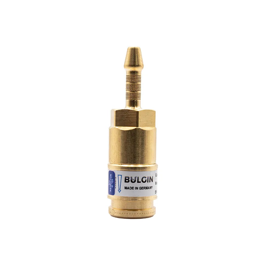 Bulgin® Q/A Coupler (DKT) Oxygen EN561 Inline 5mm Tail - No Pin — 3004-0016