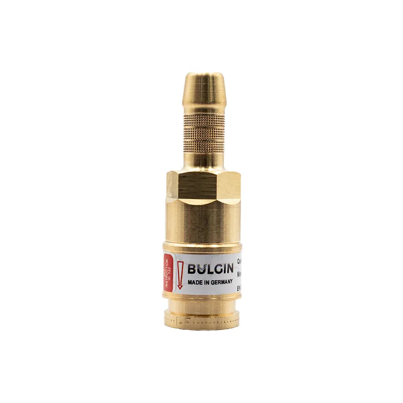 Bulgin® Q/A Coupler (DKT) Fuel Gas EN561 Inline 10mm Tail - No Pin — 3004-0017