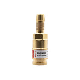Bulgin® Q/A Coupler (DKT) Fuel Gas EN561 Inline 10mm Tail - No Pin — 3004-0017
